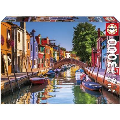 Billede af Italien: Burano - Venedig, 3000 brikker