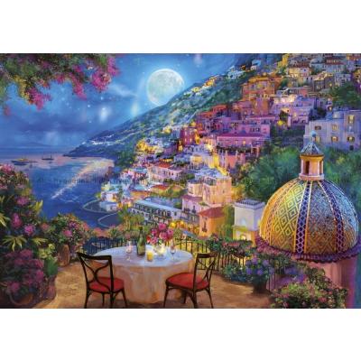 Billede af Romantisk aften i Positano, 2000 brikker