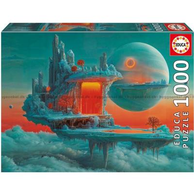 Billede af Planeten af ild og is, 1000 brikker