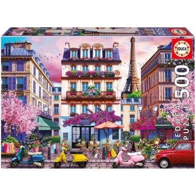 Billede af Gadeliv i Paris, 500 brikker
