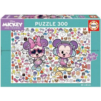 Billede af Disney: Mickey og Minnie, 300 brikker