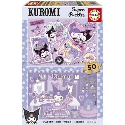 Billede af Kuromi og vennerne, 2x50 brikker