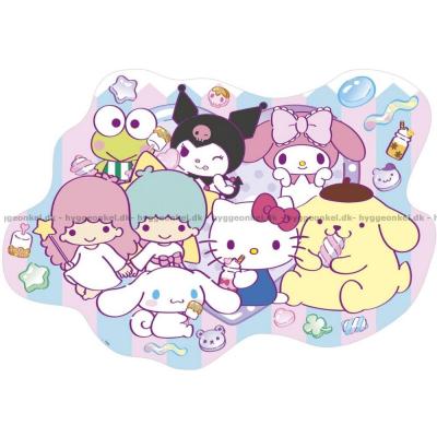 Billede af Hello Kitty og venner - Formet motiv, 250 brikker
