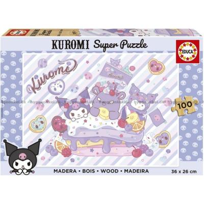 Billede af Kuromi og kagefesten , 100 brikker
