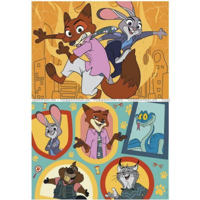 Billede af Disney: Zootropolis 2, 2x48 brikker