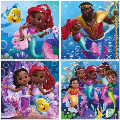 Billede af Disney prinsesser: Ariel, 4 i 1, 12 brikker