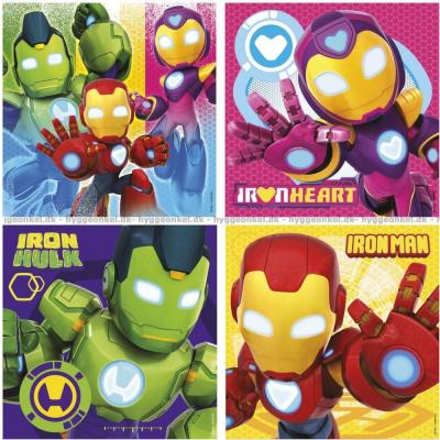 Billede af Marvel: Iron Man og hans fantastiske venner, 4 i 1 - Kuffert, 6 brikker