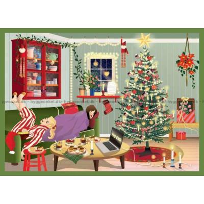 Billede af Juledag på sofaen, 1000 brikker