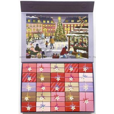 Billede af Julekalender: Jul på skøjtebanen, 24x42 brikker