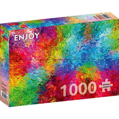 Billede af Farverigt: Regnbueeksplosion, 1000 brikker