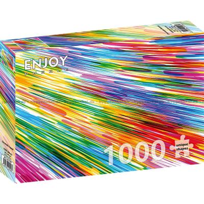 Billede af Farverigt: Fartstriber, 1000 brikker