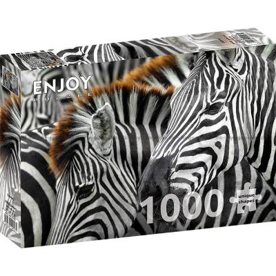 Billede af Zebraflokkens mønstre, 1000 brikker