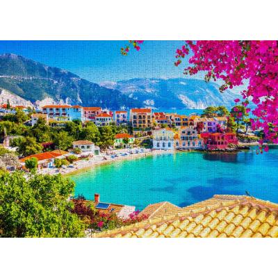 Billede af Assos på Kefalonia, 1000 brikker