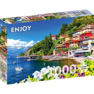 Billede af Solskin over Comosøen, 1000 brikker