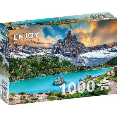 Billede af Italien: Sorapis søen, 1000 brikker