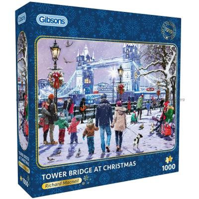 Billede af Macneil: Jul ved Tower Bridge, 1000 brikker