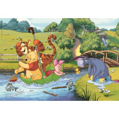 Billede af Disney: Peter Plys, 2x60 brikker