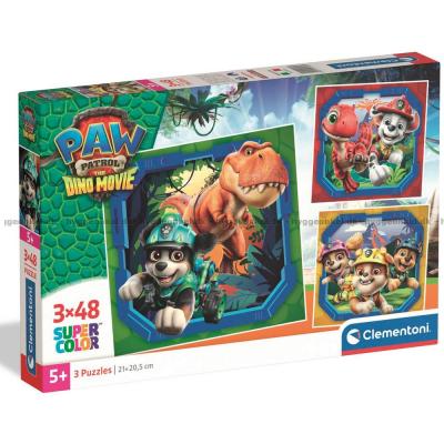 Billede af Paw Patrol: Dino Filmen, 3x48 brikker