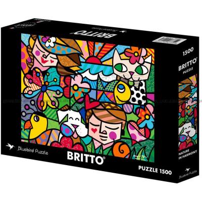 Billede af Britto: Venner blandt blomster, 1500 brikker