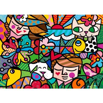 Billede af Britto: Venner blandt blomster, 1500 brikker