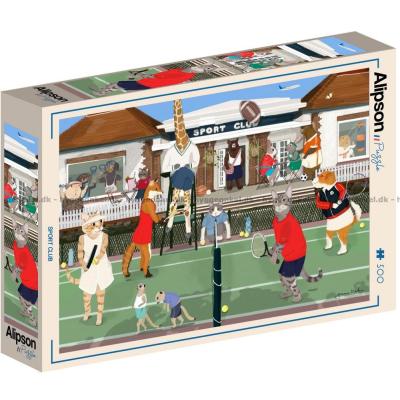 Billede af Dyrenes tennisklub, 500 brikker