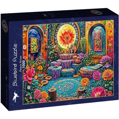 Billede af Rummet fyldt med blomster, 1000 brikker