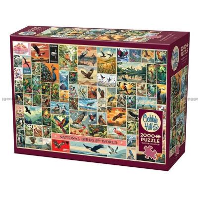Billede af Verdens nationalfugle, 2000 brikker