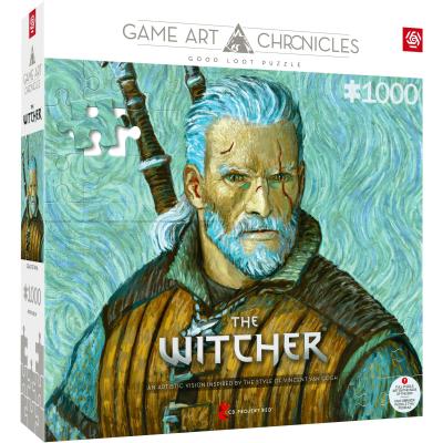 Billede af The Witcher: Geralt & Vincent van Gogh, 1000 brikker