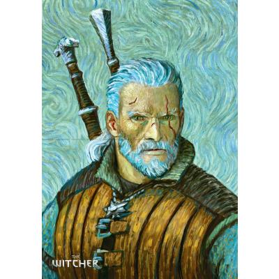 Billede af The Witcher: Geralt & Vincent van Gogh, 1000 brikker