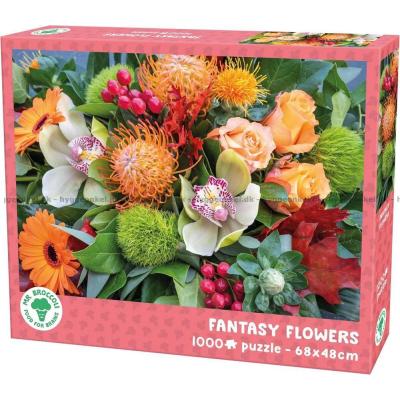 Billede af Den flotte blomsterbuket, 1000 brikker