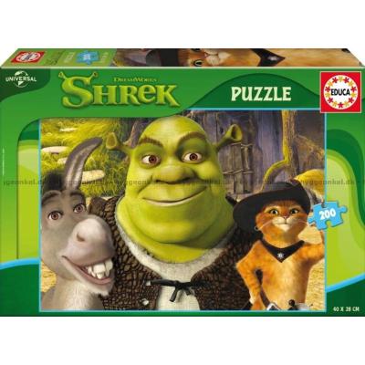 Billede af Shrek, 200 brikker