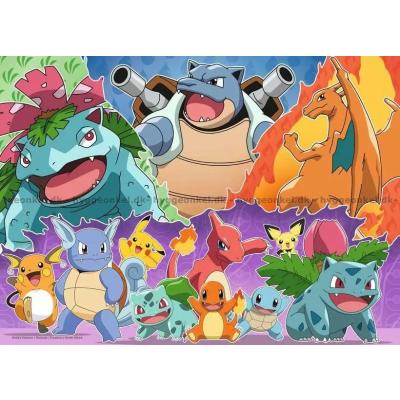 Billede af Pokemon, 4x100 brikker