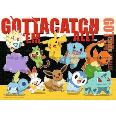Billede af Pokemon, 4x100 brikker