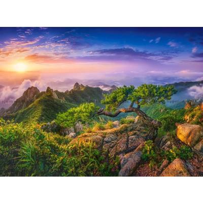 Billede af Sydkorea: Solopgang over Wolchulsan, 3000 brikker