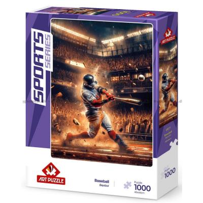 Billede af Baseballens kraftfulde slag, 1000 brikker