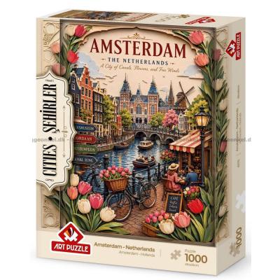 Billede af Storbyer i verden: Amsterdam, 1000 brikker