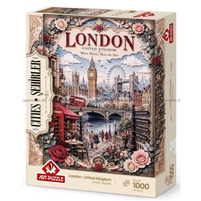 Billede af Storbyer i verden: London, 1000 brikker