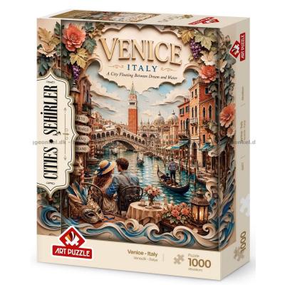 Billede af Storbyer i verden: Venedig, 1000 brikker