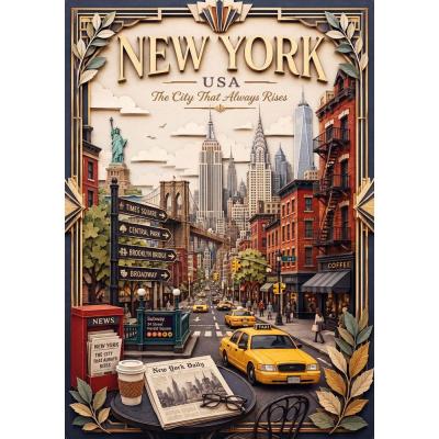Billede af Storbyer i verden: New York, 1000 brikker