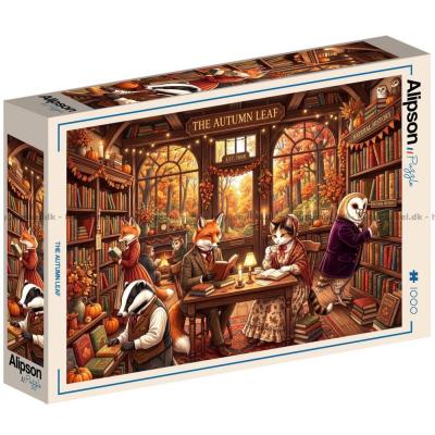 Billede af Skovens bibliotek, 1000 brikker
