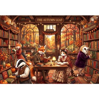 Billede af Skovens bibliotek, 1000 brikker