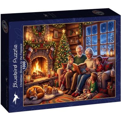 Billede af Julehygge ved pejesen, 1000 brikker