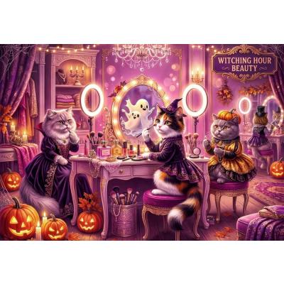 Billede af Halloween: Kattenes forvandling, 1000 brikker
