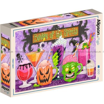 Billede af Halloween: Uhyggelige cocktails, 500 brikker