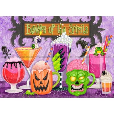Billede af Halloween: Uhyggelige cocktails, 500 brikker