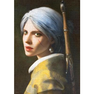 Billede af The Witcher: Ciri & Vermeer, 1000 brikker