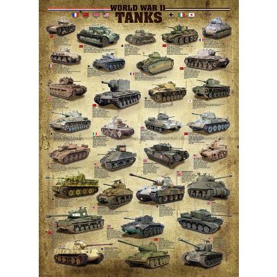 Billede af 2. Verdenskrig: Tanks, 1000 brikker