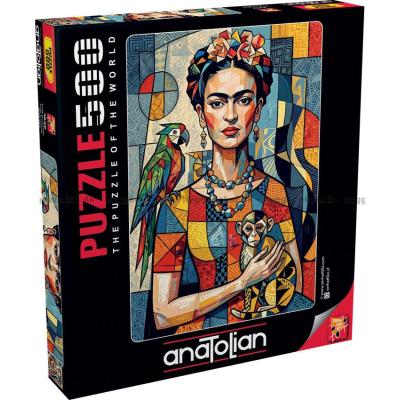 Billede af Frida og farverne, 500 brikker