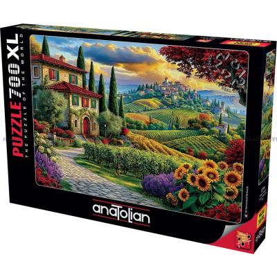 Billede af Vinmarker i Toscana, 700 brikker