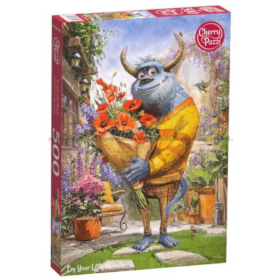 Billede af Monstrets blomsterhilsen, 500 brikker